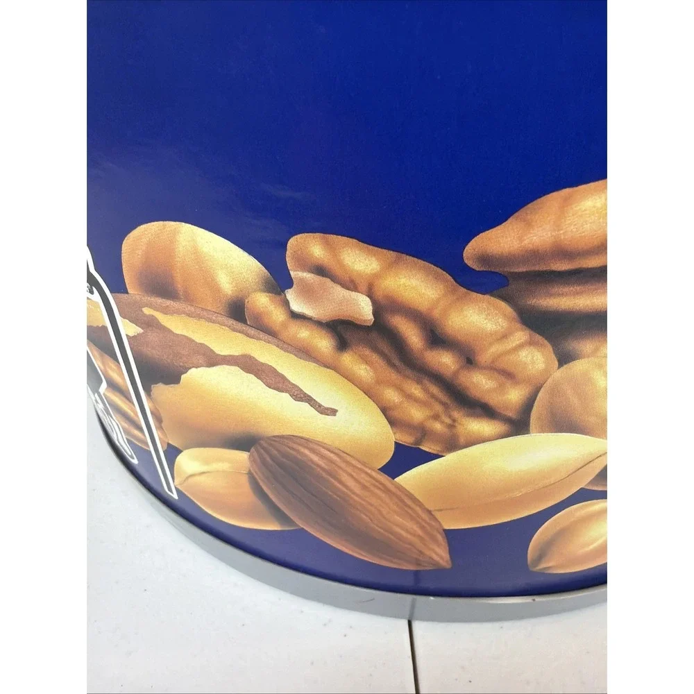 Planters Mr. Peanut Store Display Cocktail Peanuts Cardboard Can VTG 15